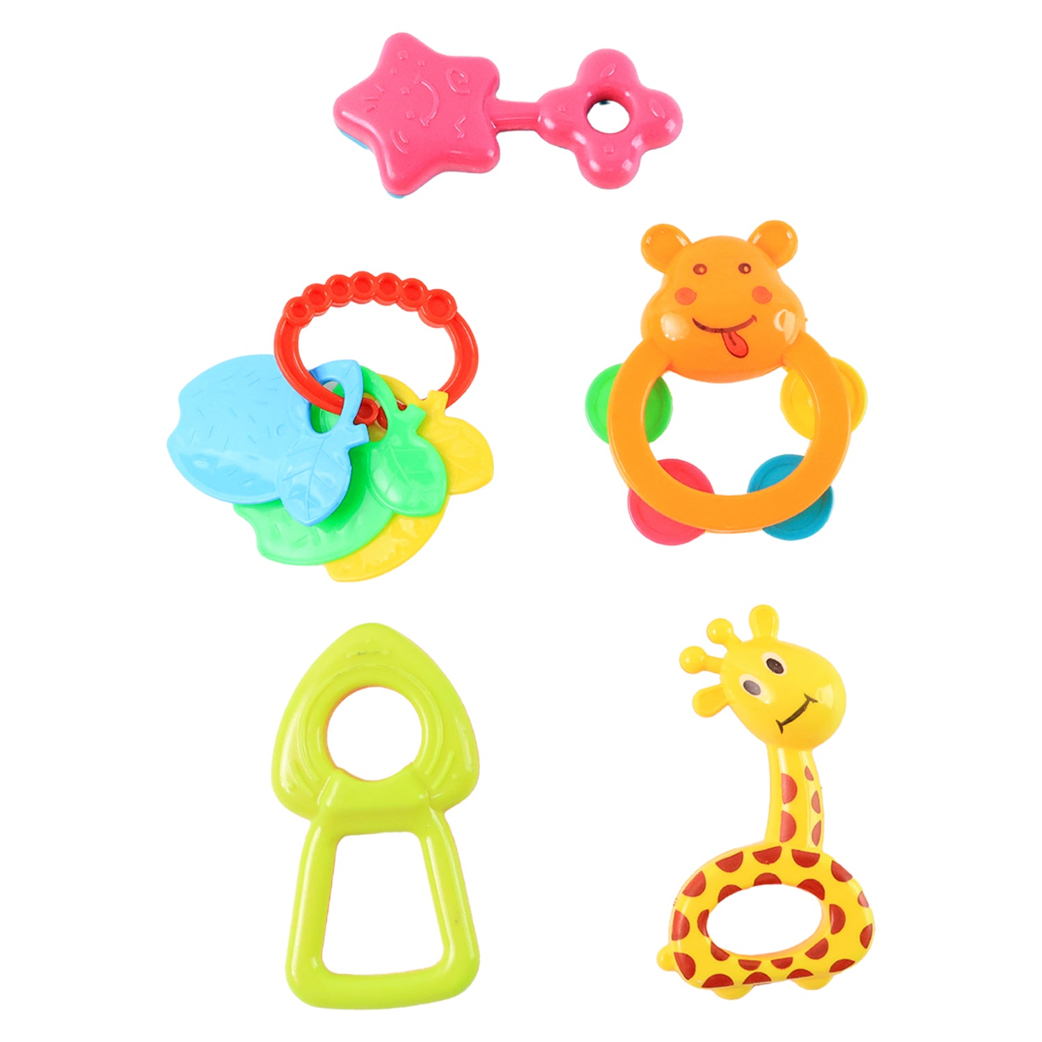 Plastic Baby Rattle Toys 5 Pcs Set Plastic Baby Rattle Toys 5 Pcs Set